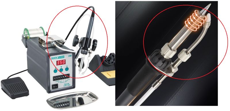 Ống cấp thiếc cho máy hàn 376D